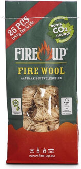 Fire-Up Aanmaakhoutwol Fire-Up (zak a 25 st)