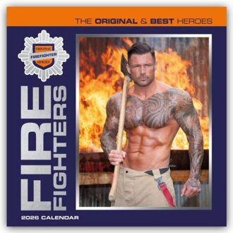 Firefighters Square Wall Sunday Start Ca - Browntrout Wandkalender - Carousel