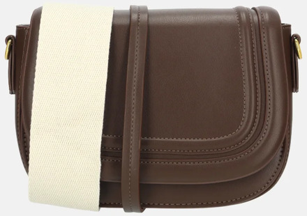 Firenze crossbody tas coffee Donkerbruin
