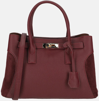 Firenze handtas burgundy Donker rood
