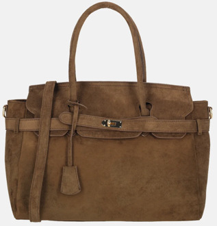 Firenze handtas coffee Donkerbruin