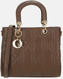 Firenze handtas M coffee Donkerbruin