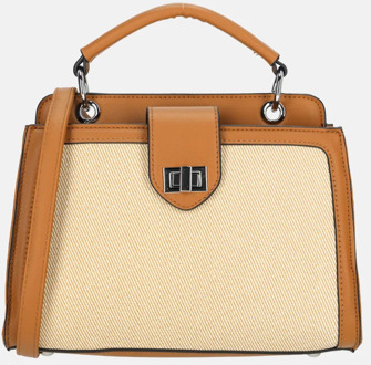 Firenze handtas taupe brown Cognac