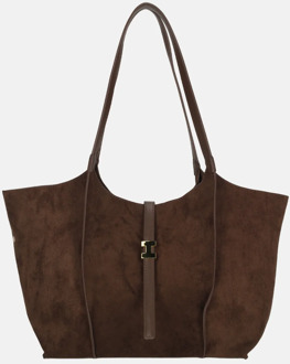 Firenze shopper coffee Donkerbruin