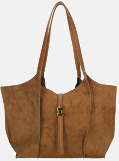 Firenze shopper dark brown Bruin