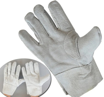 Fireproof Durable Cow Leather Welder Gloves Comfortable Anti-Heat Work Safety Gloves For Welding Metal Hand Tools
