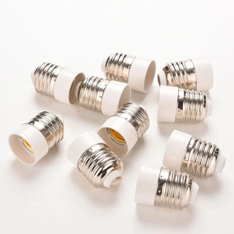 Fireproof Material E27 to E14 lamp Holder Converter Socket Conversion light Bulb Base type Adapter Wholesale 5Pcs/lot
