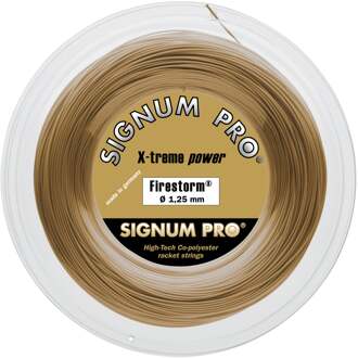 Firestorm Metallic Rol Snaren 200m-Goud - 1.20,1.25,1.30