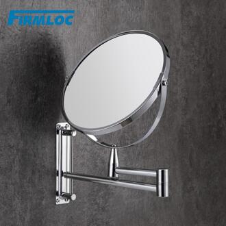Firmloc 8 Inch Uitschuifbare 1X5X Vergrootglas Badkamer Spiegel Smart Spiegel Makeup Wandmontage Spiegel Badkamer Spiegelkast