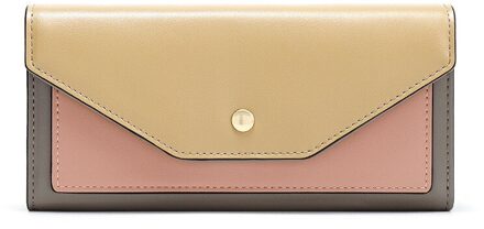 Firmranch Vrouwen Portemonnee Mode Contrast Kleur Ins Grote Capaciteit Lange Bankbiljet Bankkaart Hand Purse Grijs