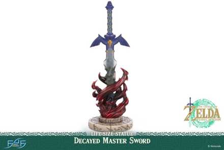 First 4 Figures The Legend of Zelda: Tears of the Kingdom Life Size Statue 1/1 Decayed Master Sword 28 cm