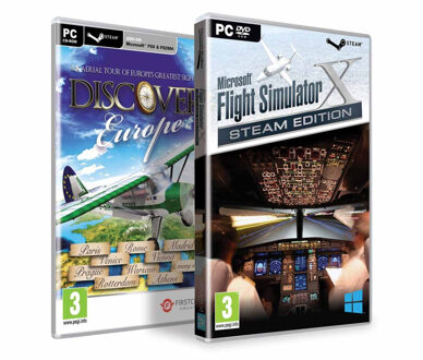 First Class Simulations FSX Steam Edition & Discover Europe Add-on (Bundel)