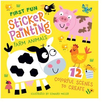 First Fun: Sticker Painting Farm Animals - Edward Miller