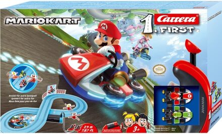 First racebaan Mario Kart 240 cm Multikleur
