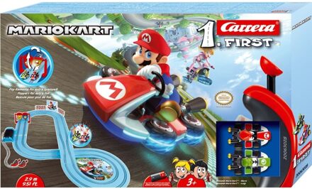 First racebaan Mario Kart 290 cm Blauw