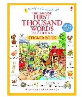 First Thousand Words In German Sticker Book