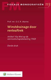 Fiscale monografieën 113 -   Winstdrainage door renteaftrek