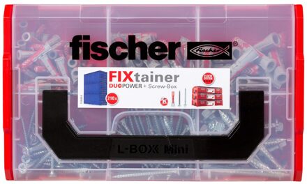 Fischer 210-delige Wandpluggen- En Schroevenset Fixtainer Duopower
