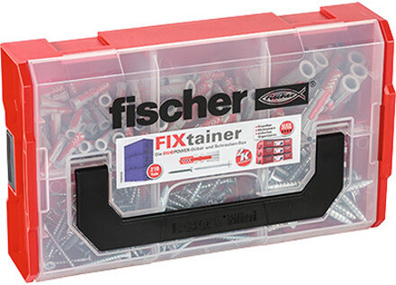 Fischer 535969 FIXtainer-pluggen DUOPOWER met schroeven Inhoud 210 onderdelen