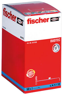 Fischer 537258 DUOTEC 10 Hollewandplug - 10 x 50mm (50st)