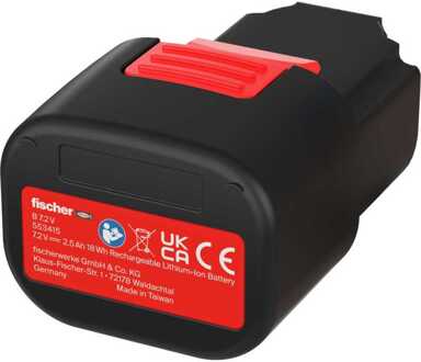 Fischer Accu FGC 100-B 7,2V 2,5Ah Oplaadbare batterij