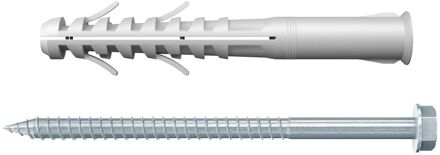 Fischer Constructieplug S-h-r Nylon - Diam. 14x135mm - 4 Stuks