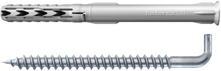 Fischer Constructieplug Sxr Nylon - Diam. 8x80mm - 2 Stuks