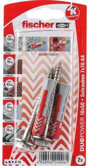 Fischer Deuvel DUOPOWER 10X50 S A4 K DE Plug