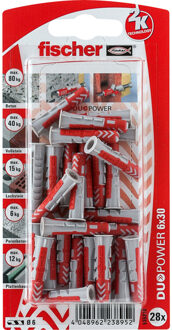 Fischer Deuvel DUOPOWER 6X30 K DE Plug