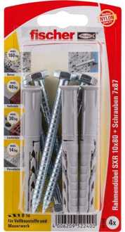 Fischer Deuvel met lange schacht SXR 10x80 SS K 4 Plug