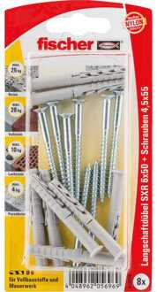 Fischer Deuvel met lange schacht SXR 6x50 Z K 8 Plug