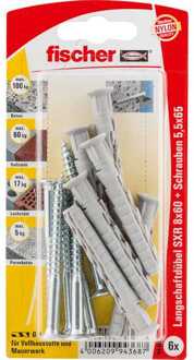 Fischer Deuvel met lange schacht SXR 8x60 Z K 6 Plug