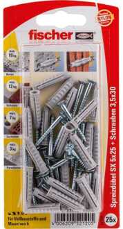 Fischer Deuvel SX 5x25 GKS K 25 Plug