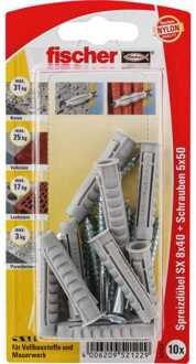 Fischer Deuvel SX 8x40 GKS K 10 Plug