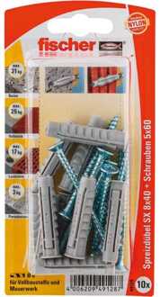 Fischer Deuvel SX 8x40 S K 10 Plug