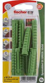 Fischer Deuvel SX GREEN 10x50 K 10 Plug