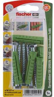 Fischer Deuvel SX GREEN 10x50 S K 5 Plug