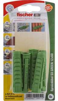 Fischer Deuvel SX GREEN 12x60 K 6 Plug