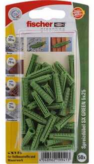 Fischer Deuvel SX GREEN 5x25 K 50 Plug