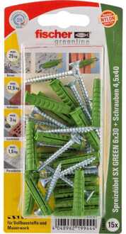 Fischer Deuvel SX GREEN 6x30 S K 15 Plug