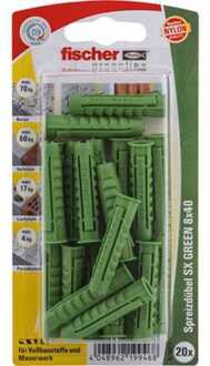 Fischer Deuvel SX GREEN 8x40 K 20 Plug