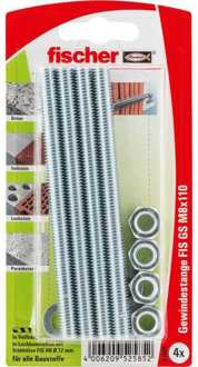 Fischer Draadstangen FIS GS M8x110 K Schroef/ Moer