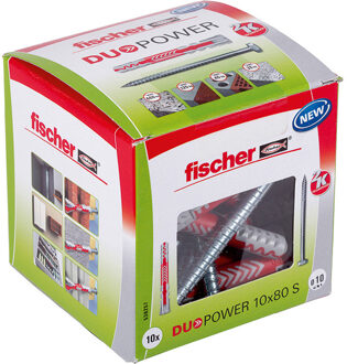 Fischer DUOPOWER 10x80 S LD 2-componenten plug 80 mm 10 mm 538257 10 stuk(s)