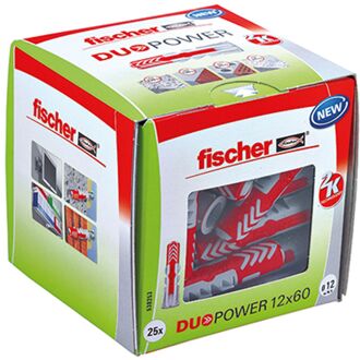 Fischer DUOPOWER 12x60 LD 2-componenten plug 60 mm 12 mm 538253 25 stuk(s)