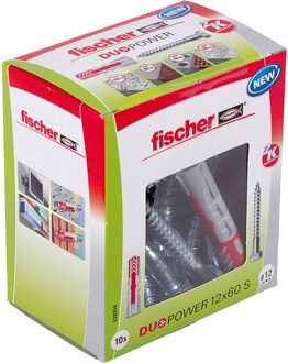 Fischer DUOPOWER 12x60 S LD 2-componenten plug 60 mm 12 mm 538258 10 stuk(s)
