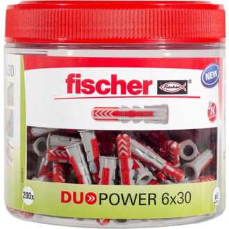 Fischer DUOPOWER 6x30 Potje (200) Plug
