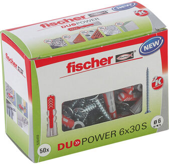 Fischer DUOPOWER 6x30 S LD 2-componenten plug 30 mm 6 mm 535459 50 stuk(s)