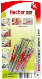 Fischer DUOPOWER 6x50 S K 4 Plug