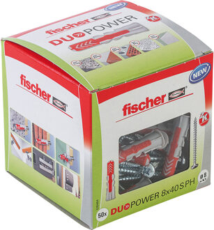 Fischer DUOPOWER 8x40 PH LD met cilinderkop
