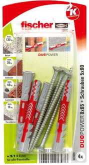 Fischer DUOPOWER 8x65 S K 4 Plug
